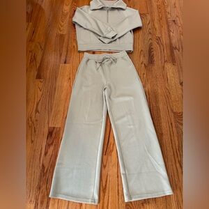 Anrabess Long Sleeve Two-Piece Set Womens Small Sand Gently Used Condition